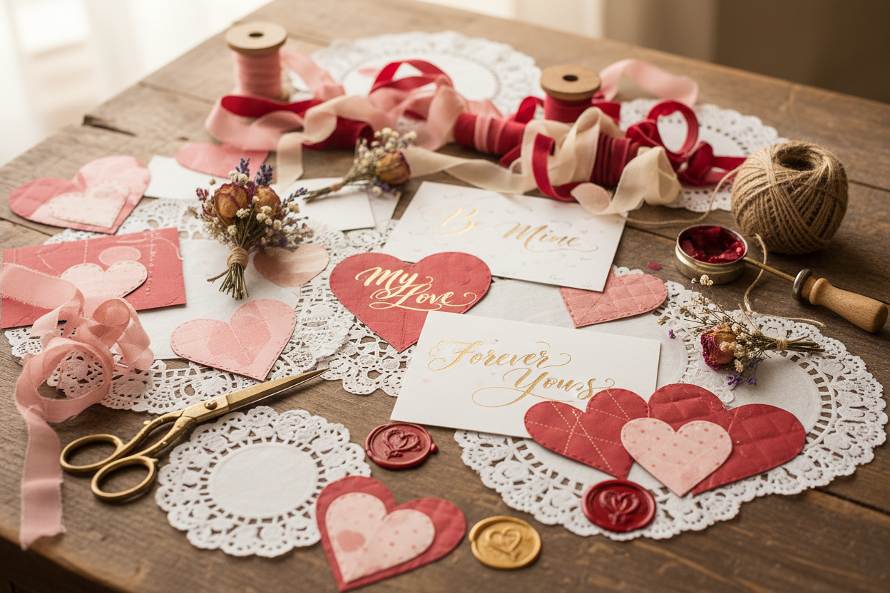 HANDMADE VALENTINE’S—HANDLED- AI Family Helper