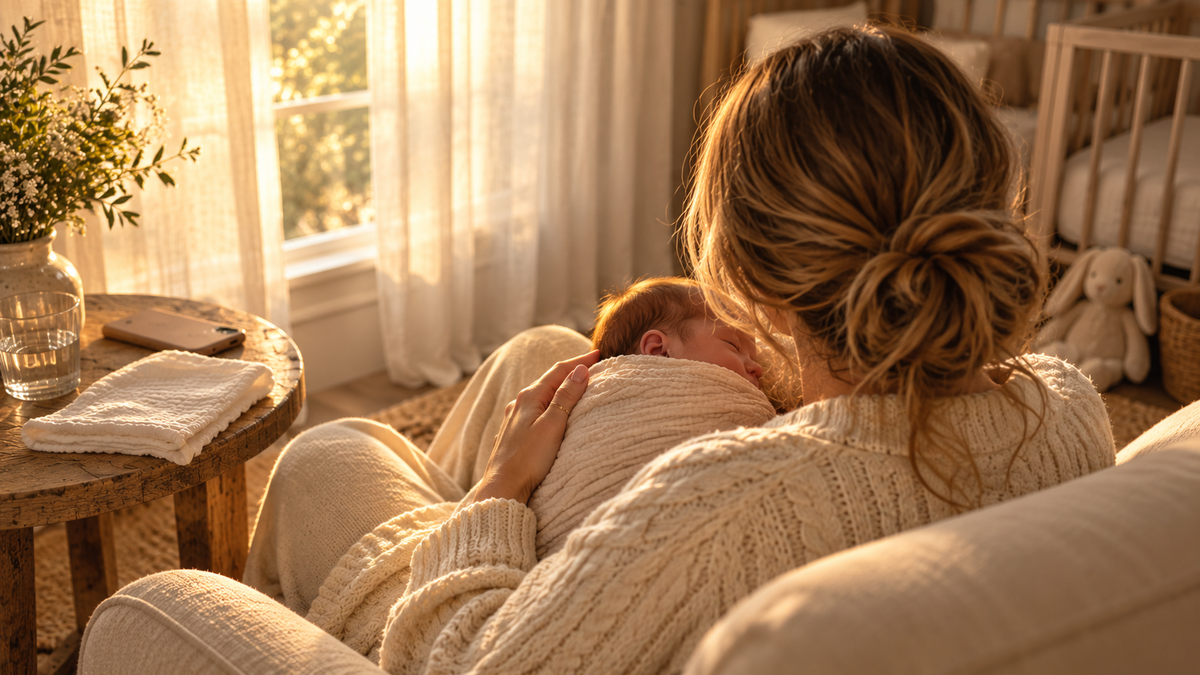 A baby sleep and feeding schedule tracked with AI