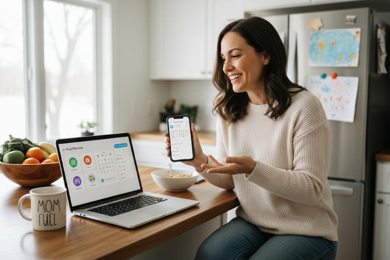 A mom exploring AI tools